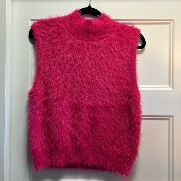 Jessica Simpson Tank Top Sleeveless Wool Round Neck, Size XL. - Picture 6 of 8